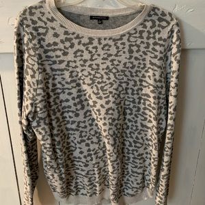 Staccato leopard sweater in size large